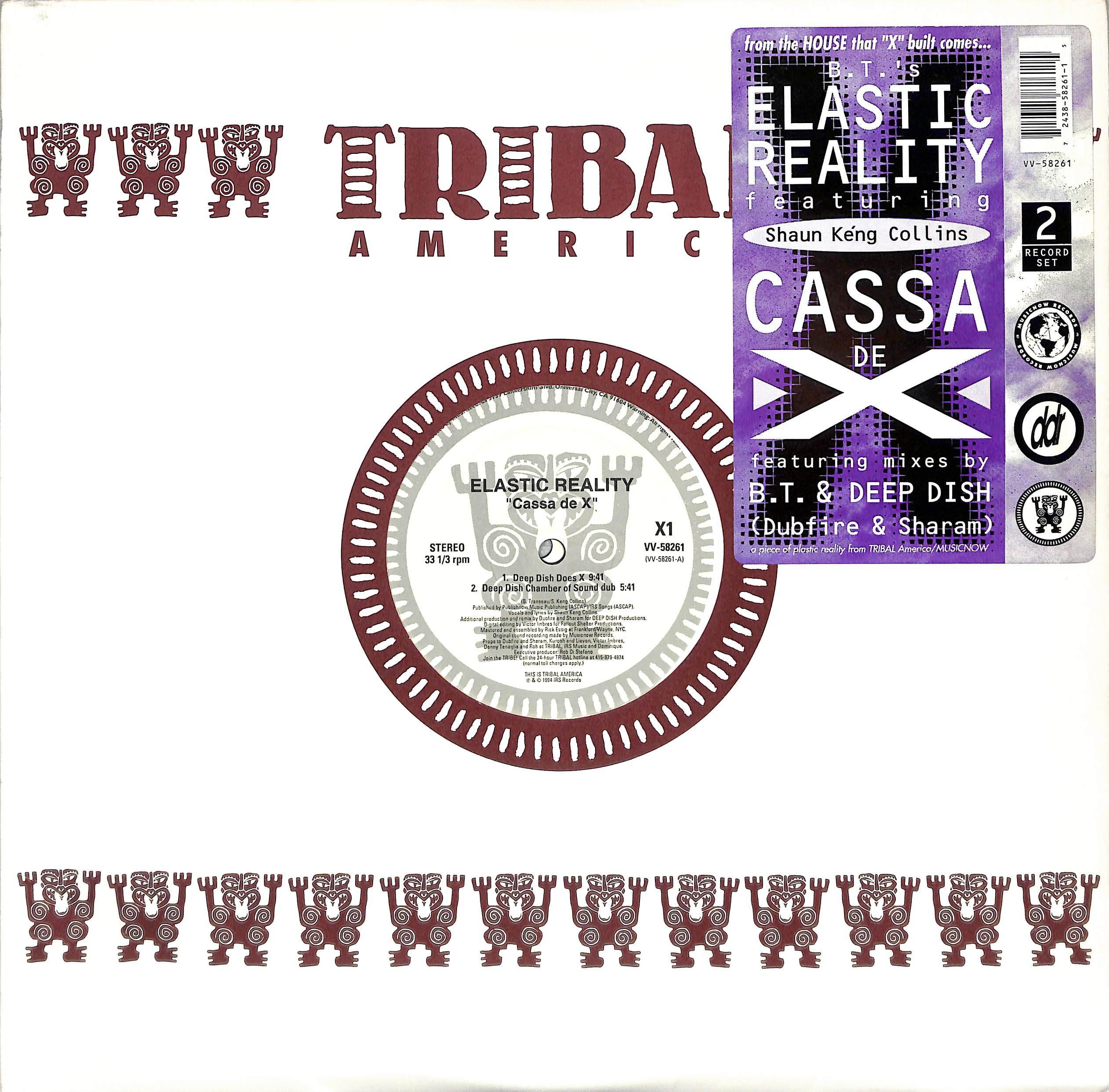 Elastic Reality – Cassa De X – 2 x Vinyl (12