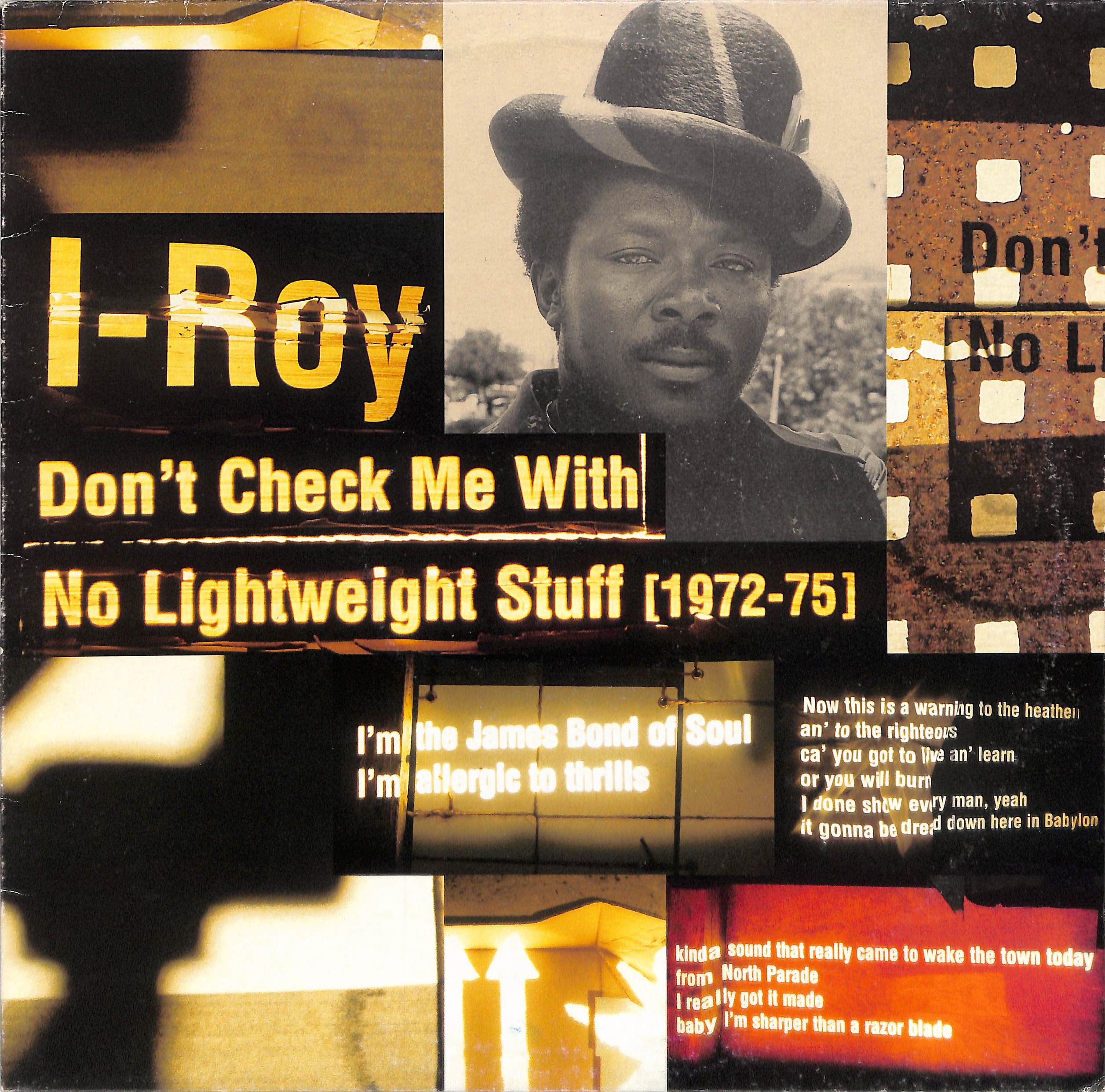 その他 LP I-Roy Dont Check Me With No Lightweight Stuff (1972-75) BAFLP016 Blood & Fire /00260 Don't Check Me With No Lightweight Stuff (1972-75) by I-Roy