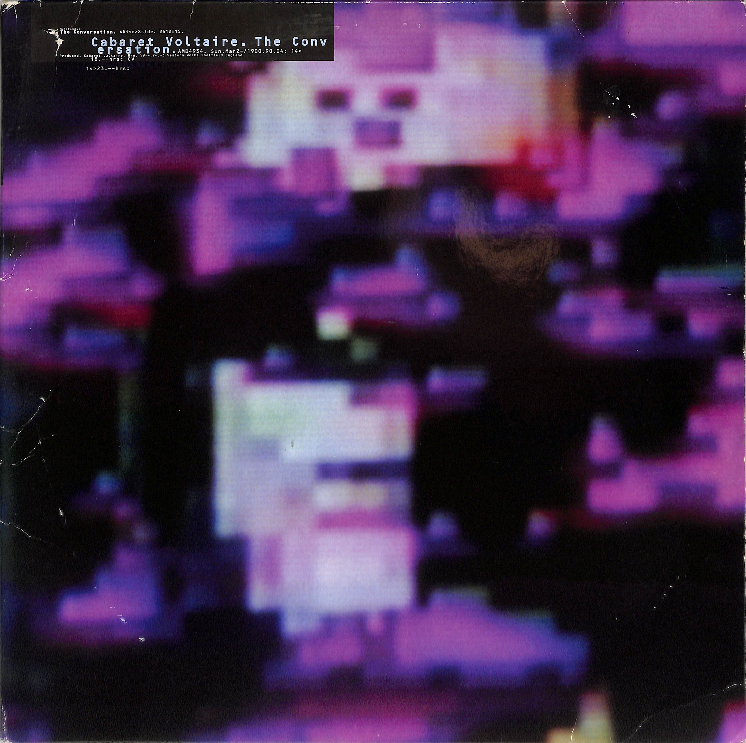 LP「CABARET VOLTAIRE / The Conversation」 The Conversation by Cabaret Voltaire | PosseCut.com