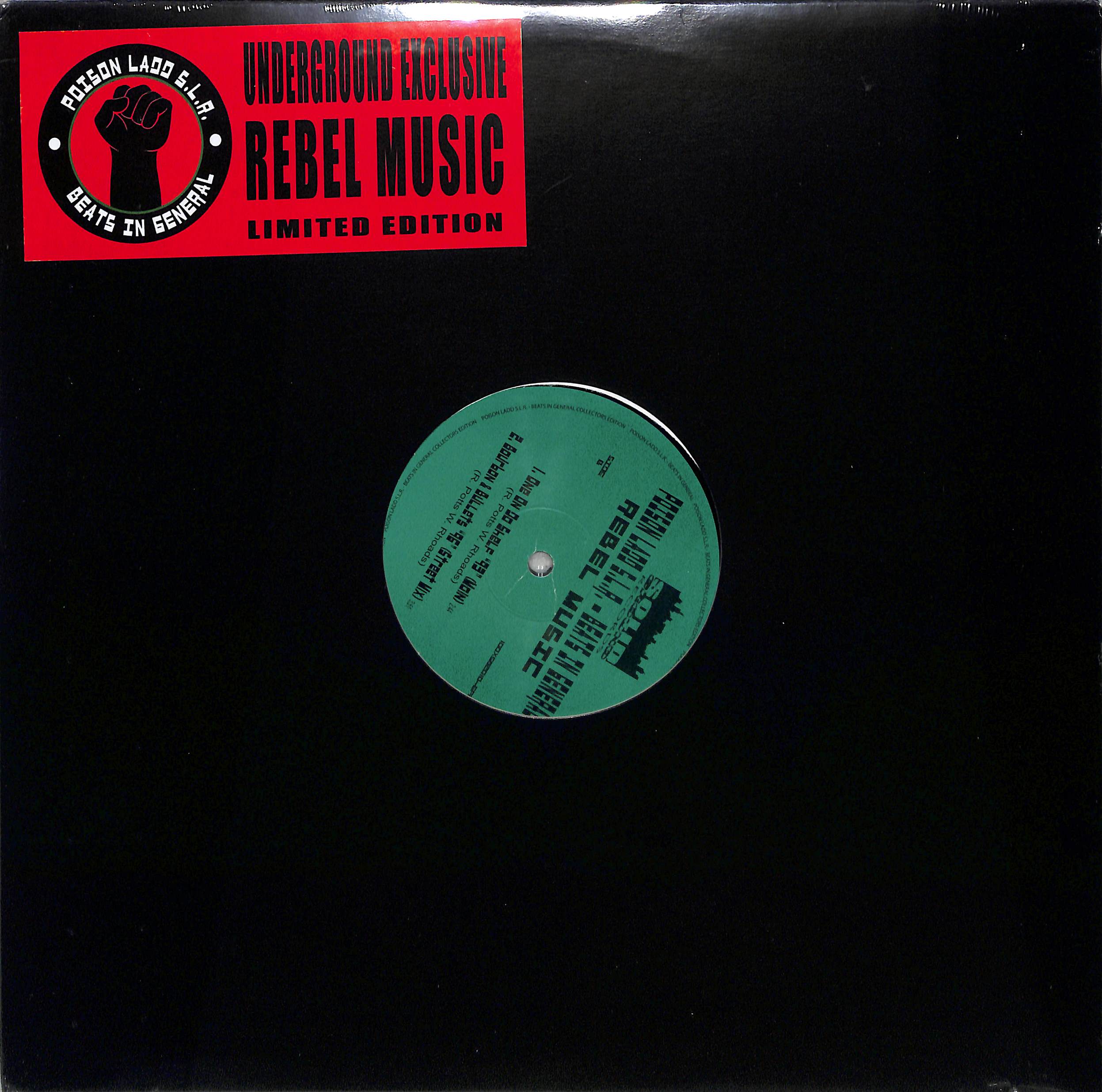 【新品12\"】Poison Ladd S.L.R. / Rebel Music REBEL MUSIC | POISON LADD S.L.R. - BEATS IN GENERAL | SOLID