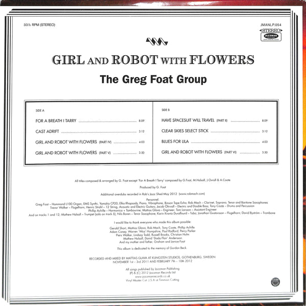 Girl And Robot With Flowers