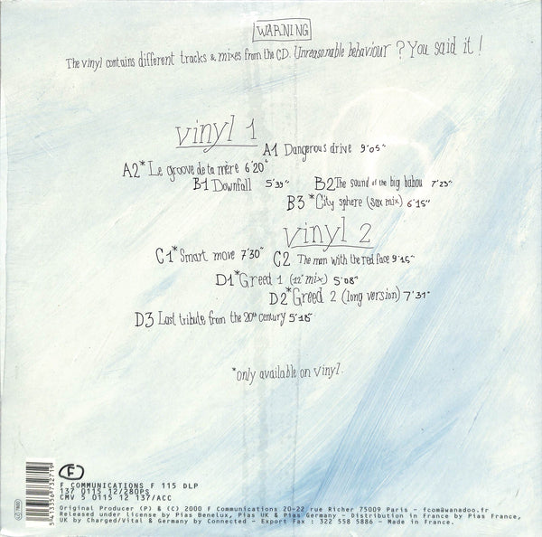 Unreasonable Behaviour by Laurent Garnier | PosseCut.com