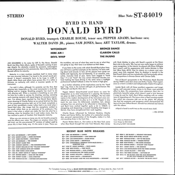 Byrd In Hand