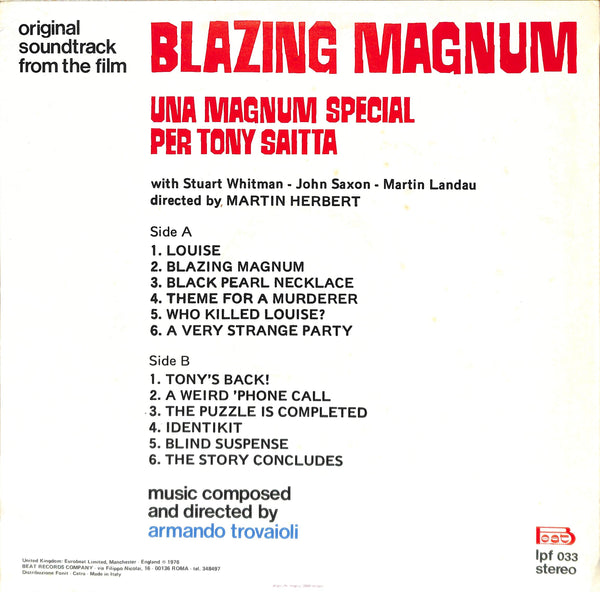 Una Magnum Special Per Tony Saitta (Original Soundtrack)