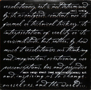 More Songs About Food And Revolutionary Art