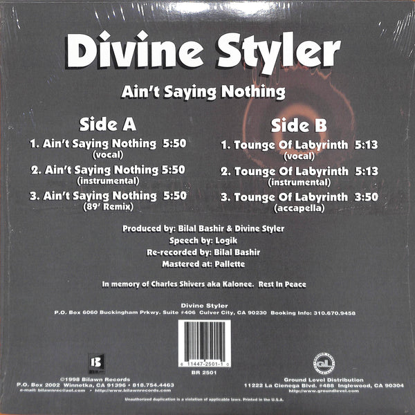 Ain't Saying Nothing