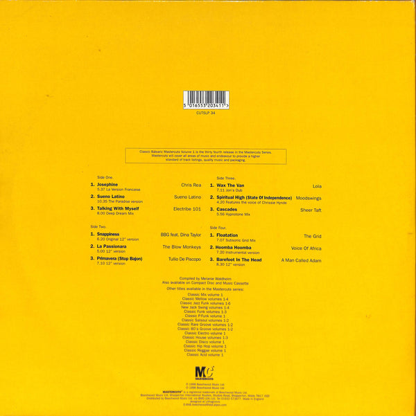 Classic Balearic Mastercuts Volume 1