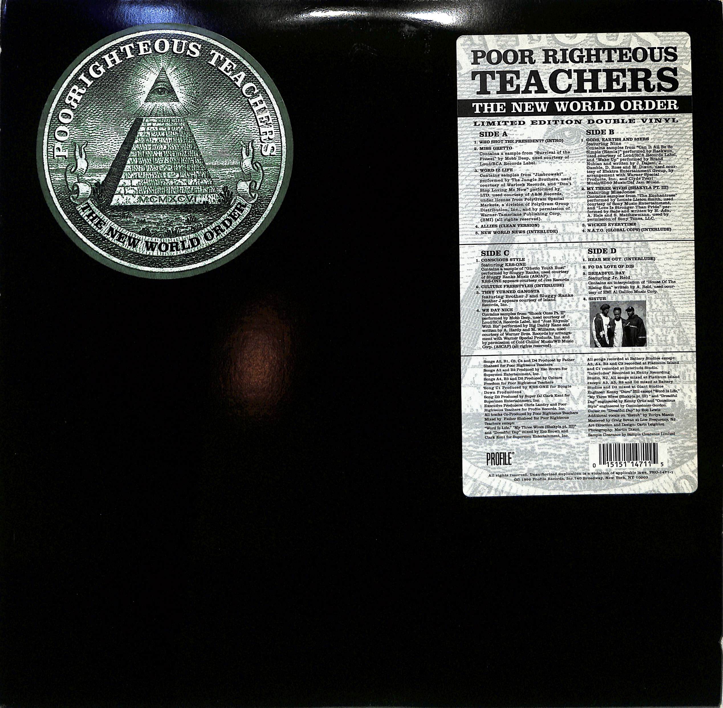 洋楽 POOR RIGHTEOUS TEACHERS - THE NEW WO... Hip-Hop Nostalgia: Poor Righteous Teachers 
