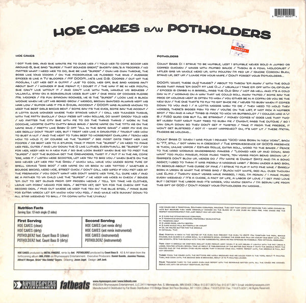 Hoe Cakes b/w Potholders